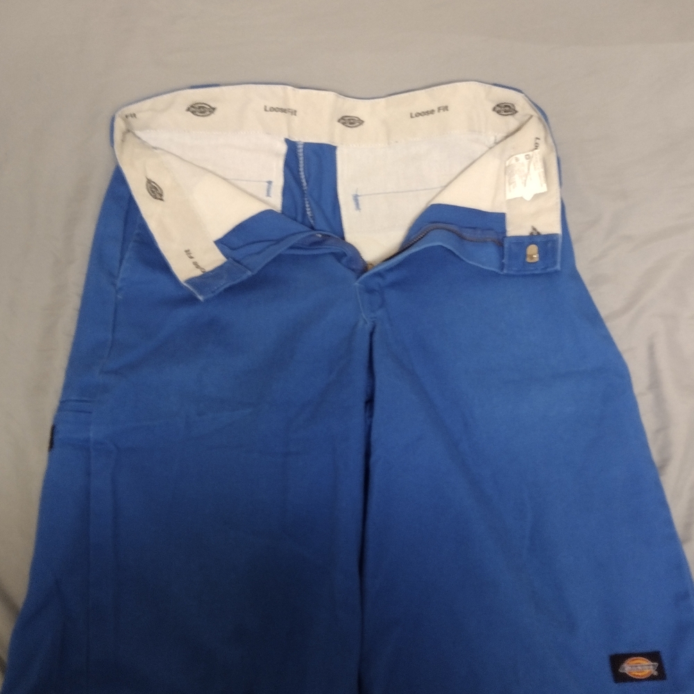 Dickies Men's Vibrant Blue Khakis